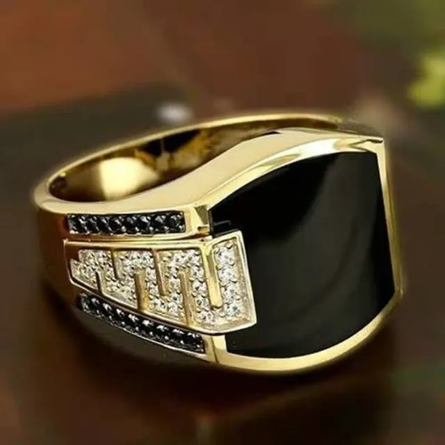 Retro Handmade Turkish Signet Ring for Men Women