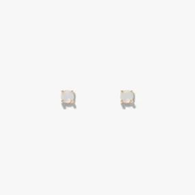 Round Opal Studs (Pair)