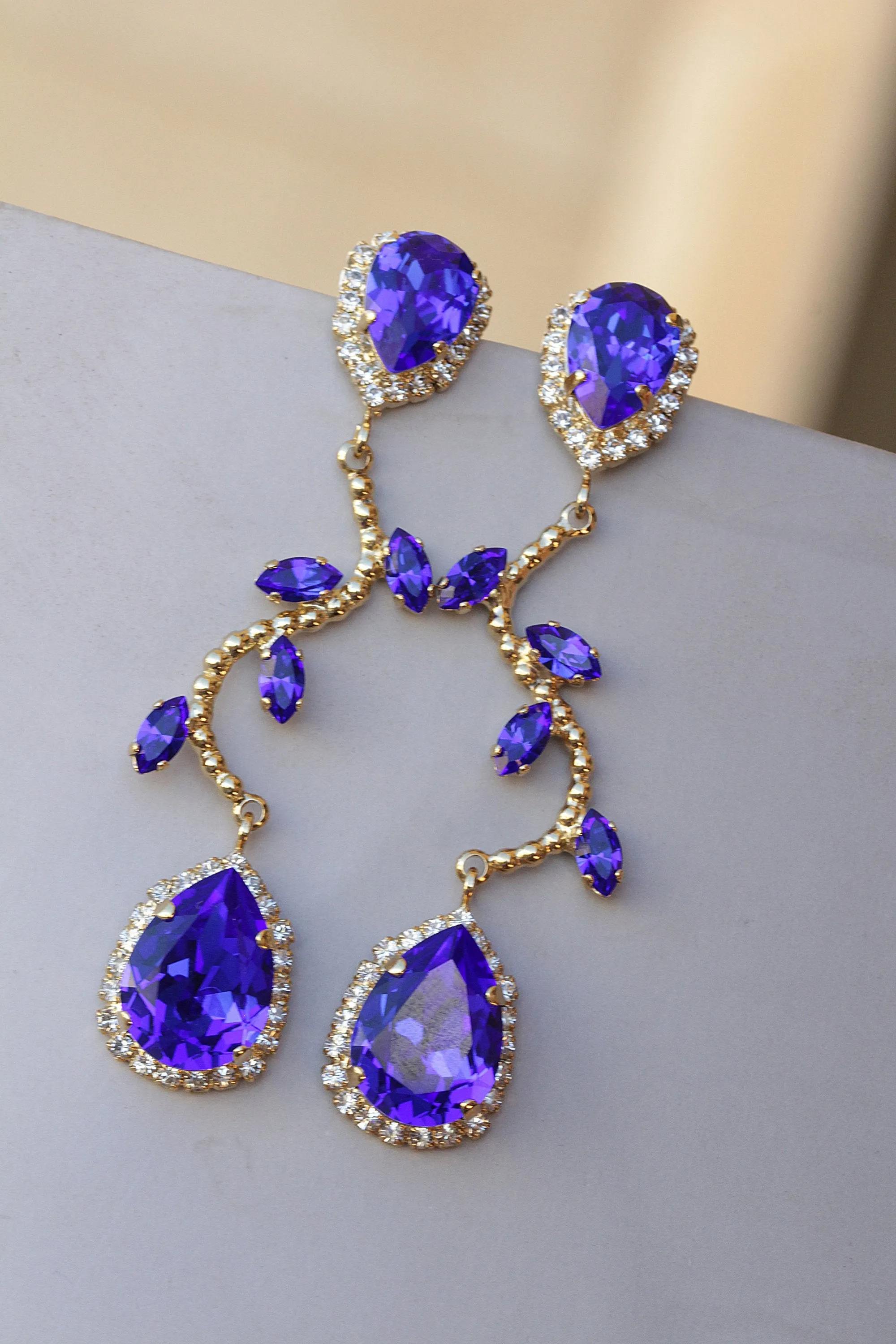 ROYAL BLUE  EARRINGS
