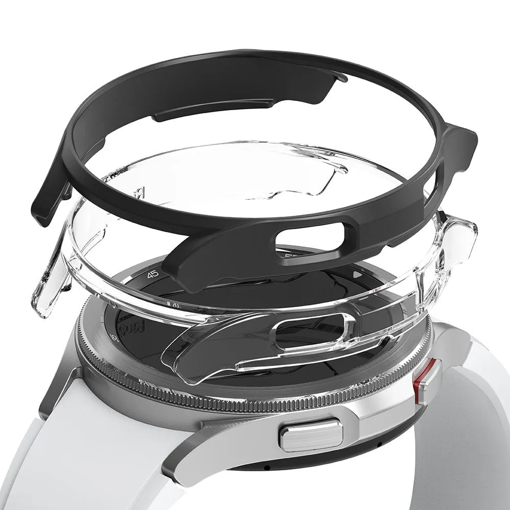 Samsung Galaxy Watch 4 Classic 46mm Case| Slim Series| Clear   White