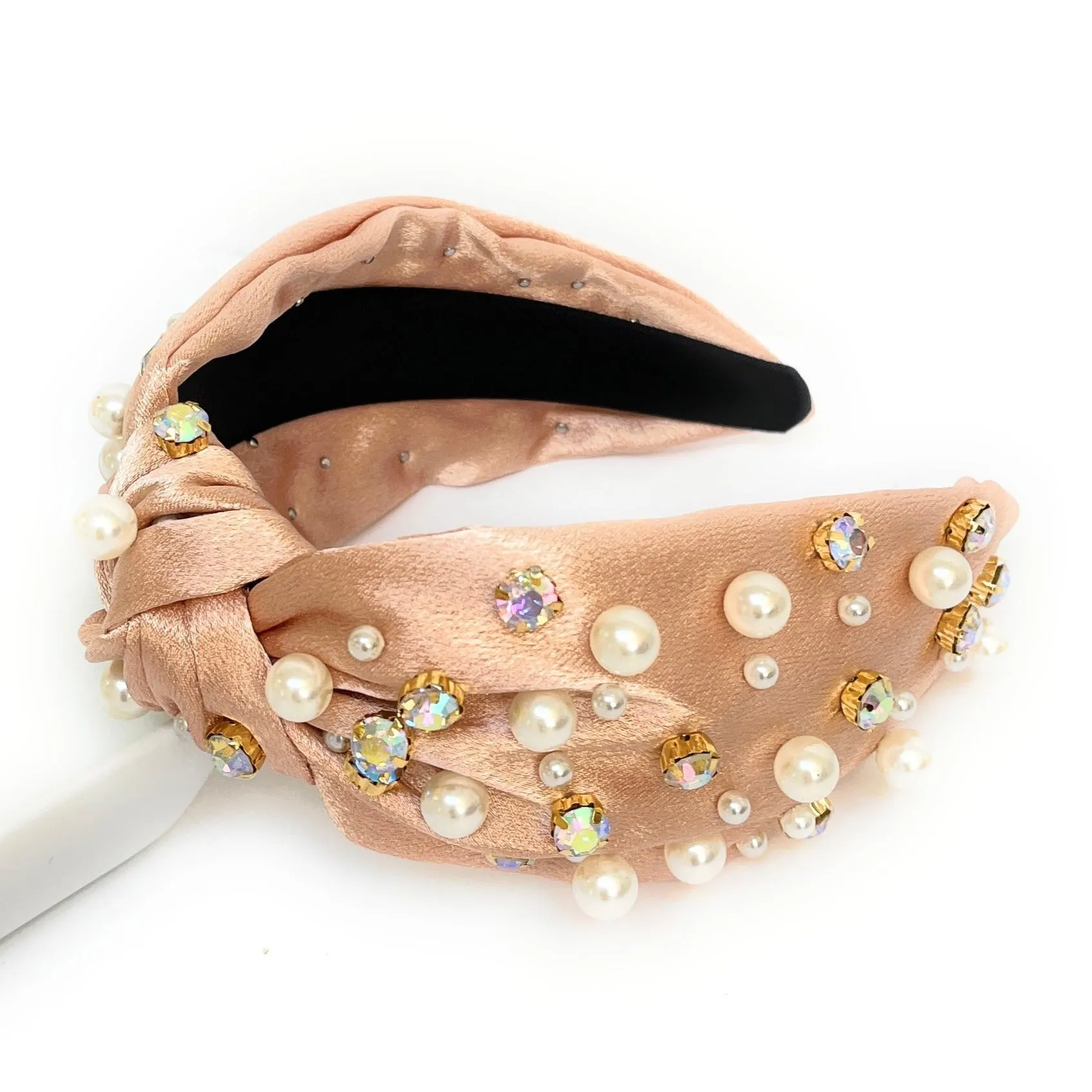 Silk Embellished Knot Headband (more colors)