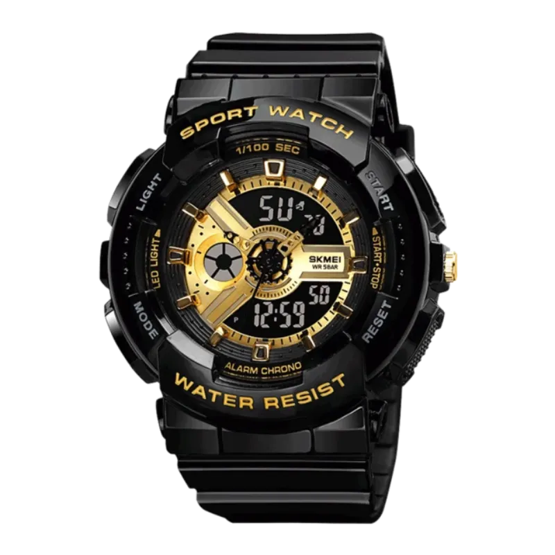 SKMEI 1689 Dual Time Waterproof Outdoor Sports Watch for Women IP68 w/ Luminous