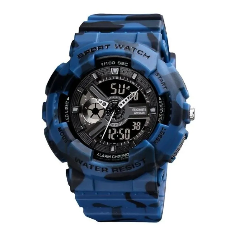 SKMEI 1689 Dual Time Waterproof Outdoor Sports Watch for Women IP68 w/ Luminous