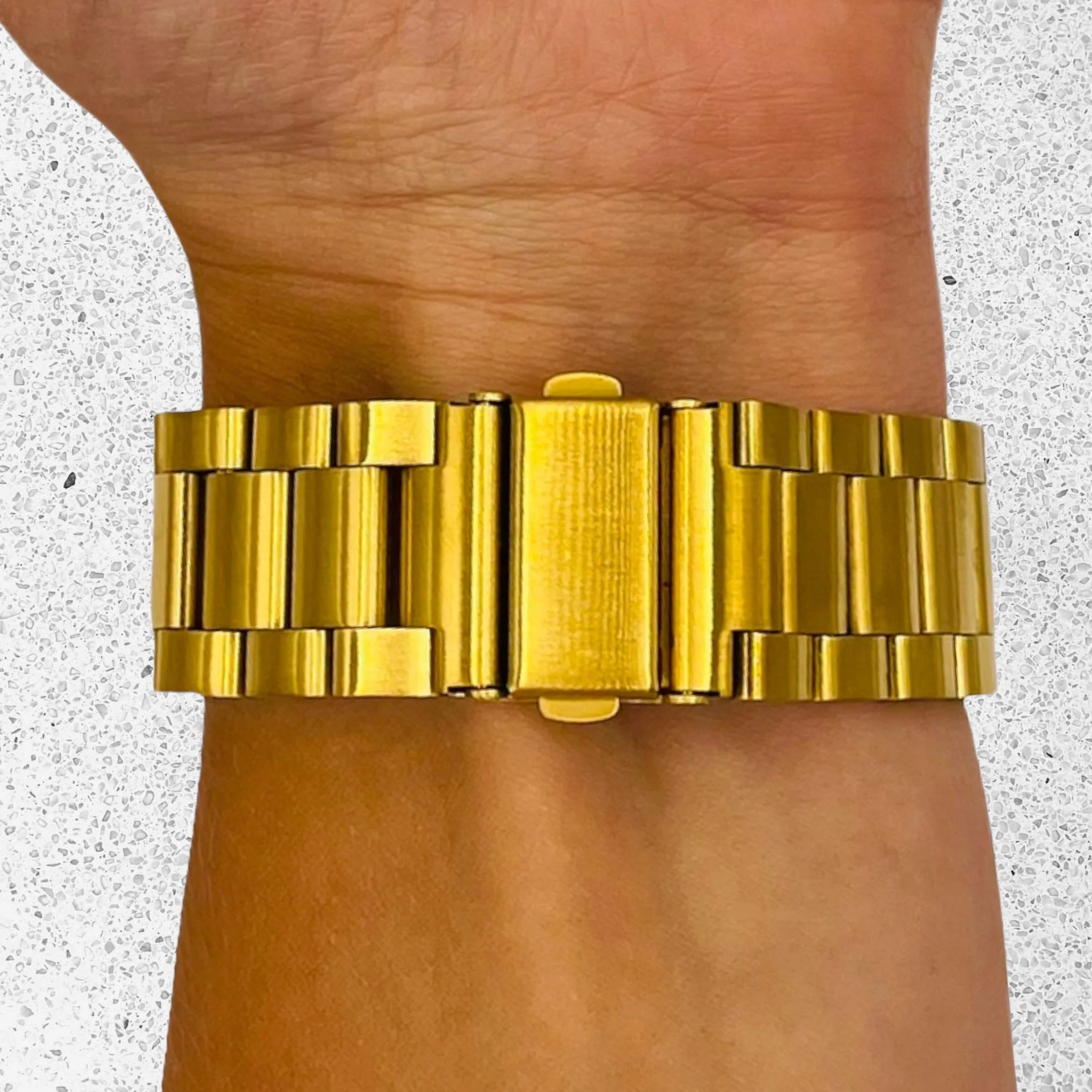Stainless Steel Link Watch Strap Compatible with the Xiaomi Redmi Watch 2 & Redmi Watch 2 Lite