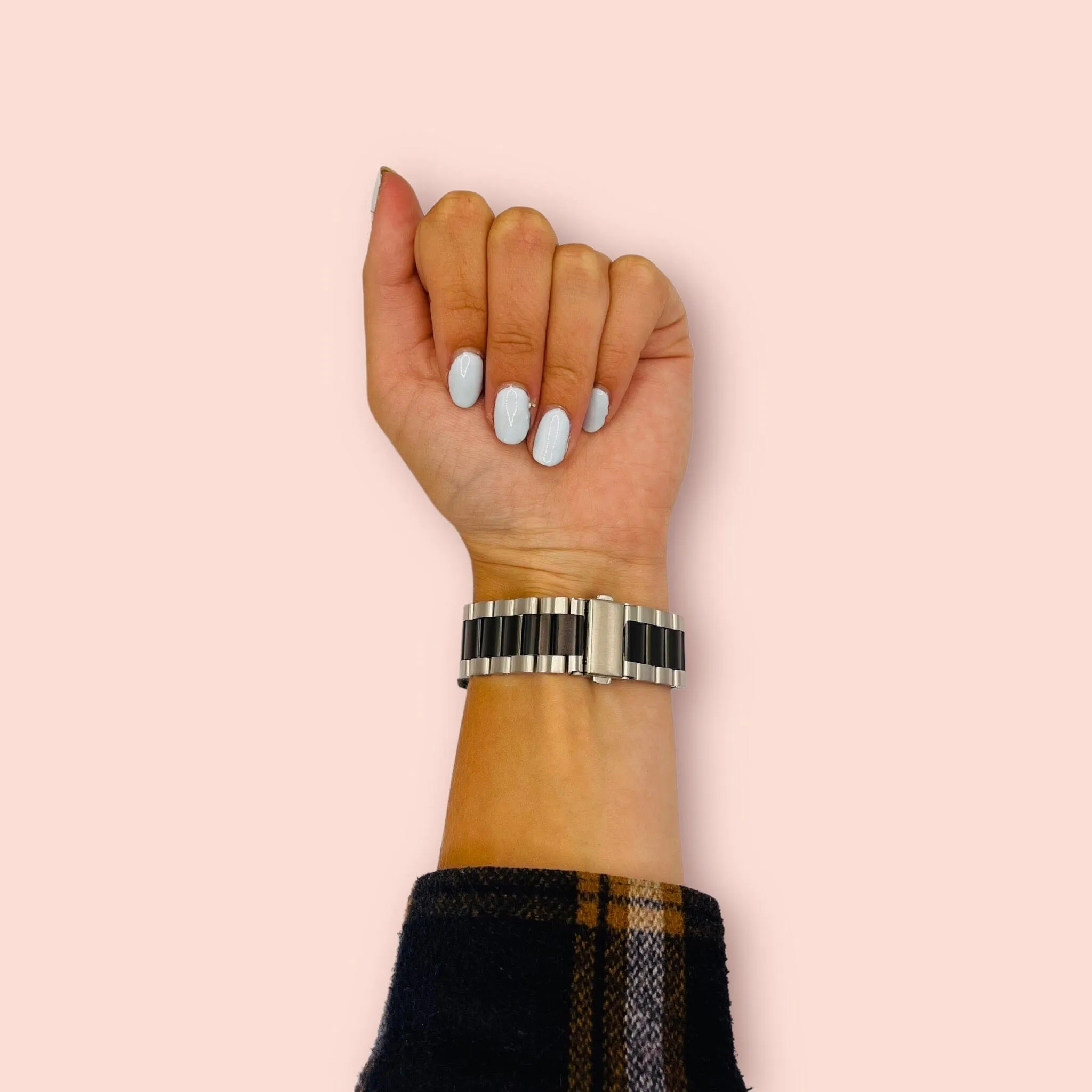 Stainless Steel Link Watch Strap Compatible with the Xiaomi Redmi Watch 2 & Redmi Watch 2 Lite