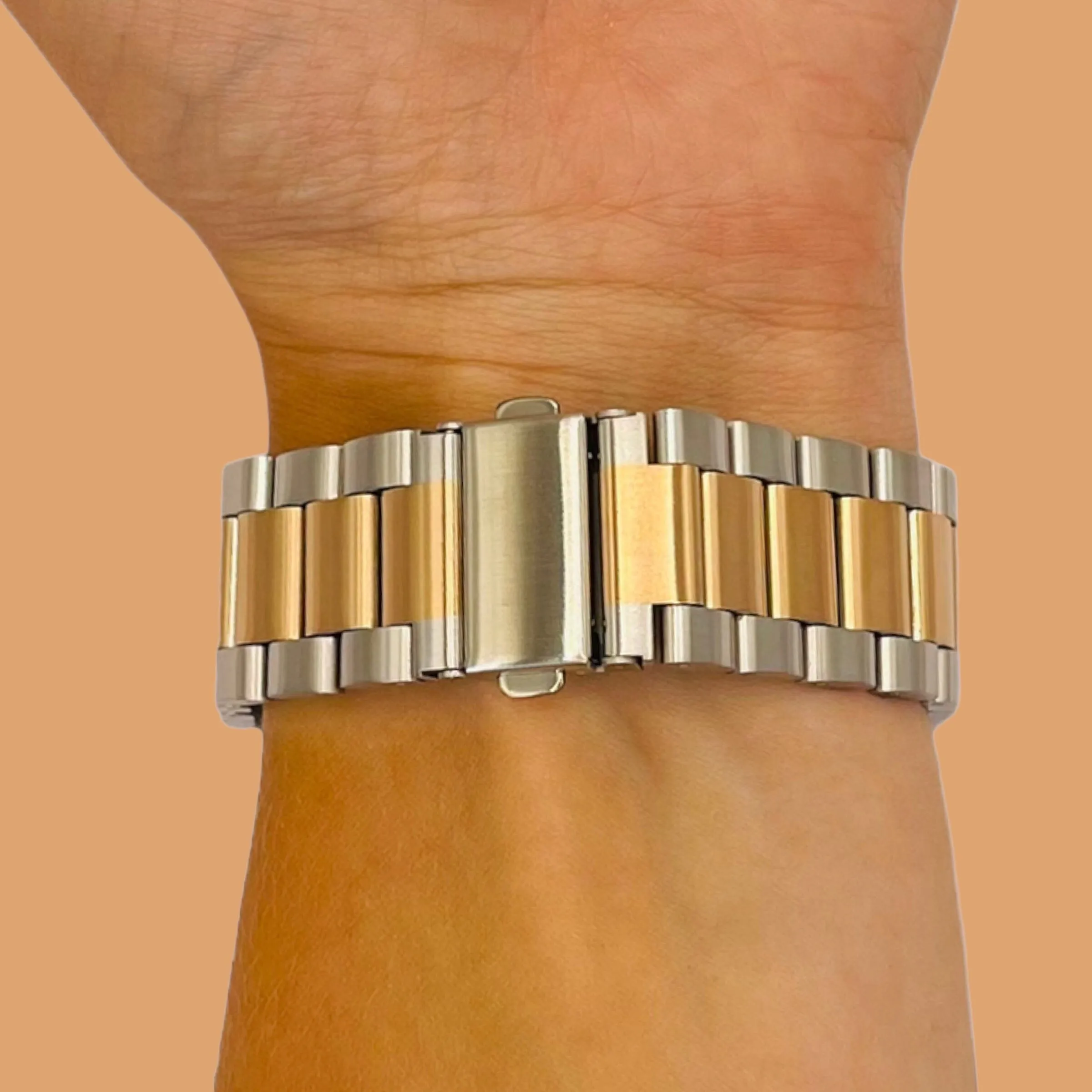 Stainless Steel Link Watch Strap Compatible with the Xiaomi Redmi Watch 2 & Redmi Watch 2 Lite