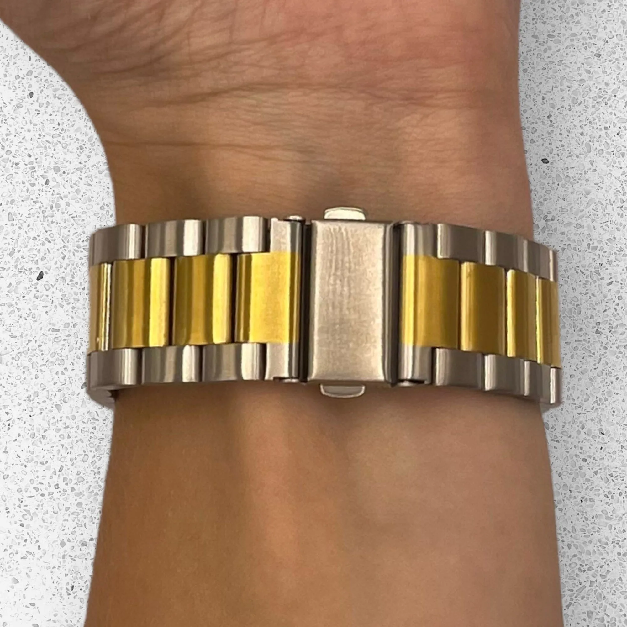 Stainless Steel Link Watch Strap Compatible with the Xiaomi Redmi Watch 2 & Redmi Watch 2 Lite