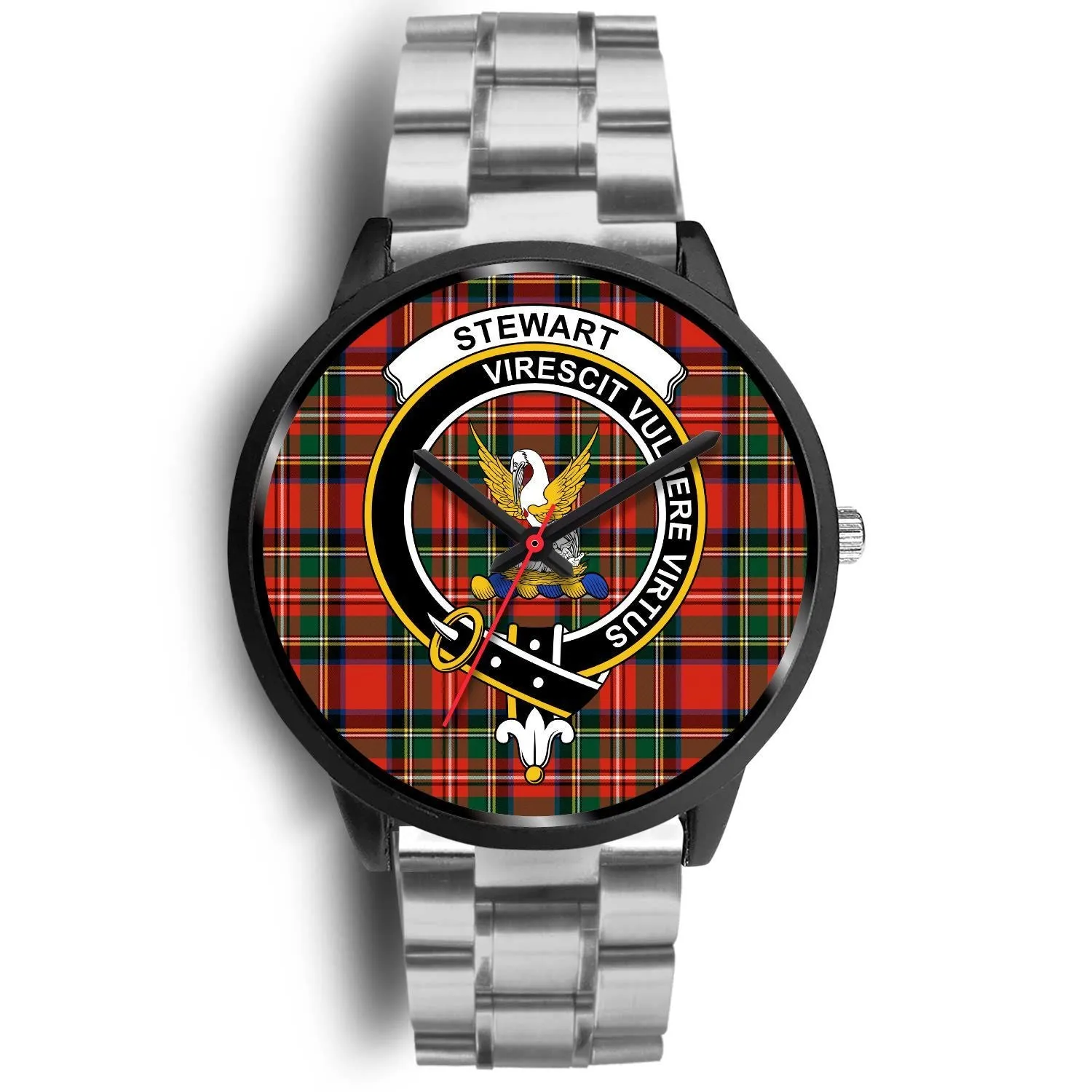 Stewart Clan Badge Tartan Black Watch