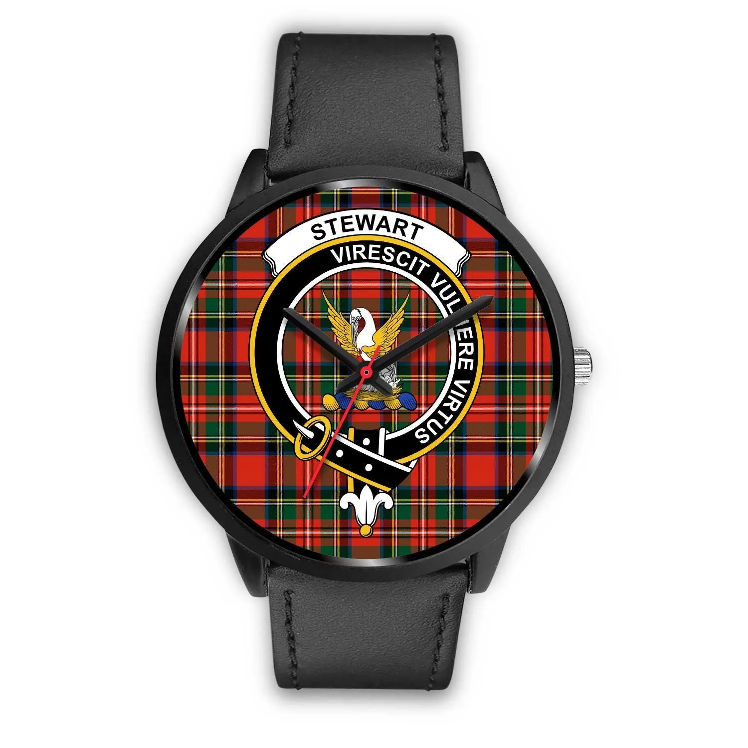 Stewart Clan Badge Tartan Black Watch