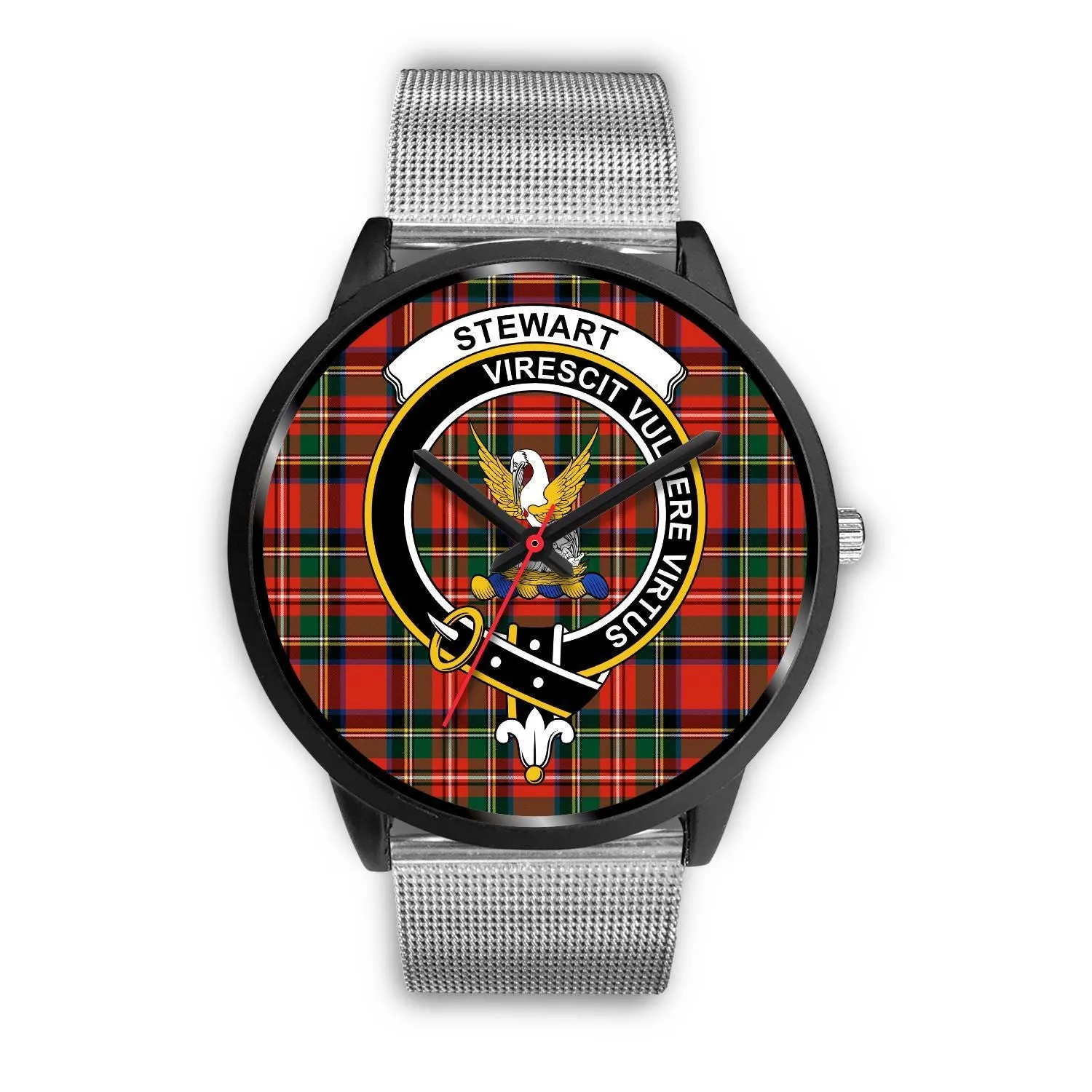 Stewart Clan Badge Tartan Black Watch