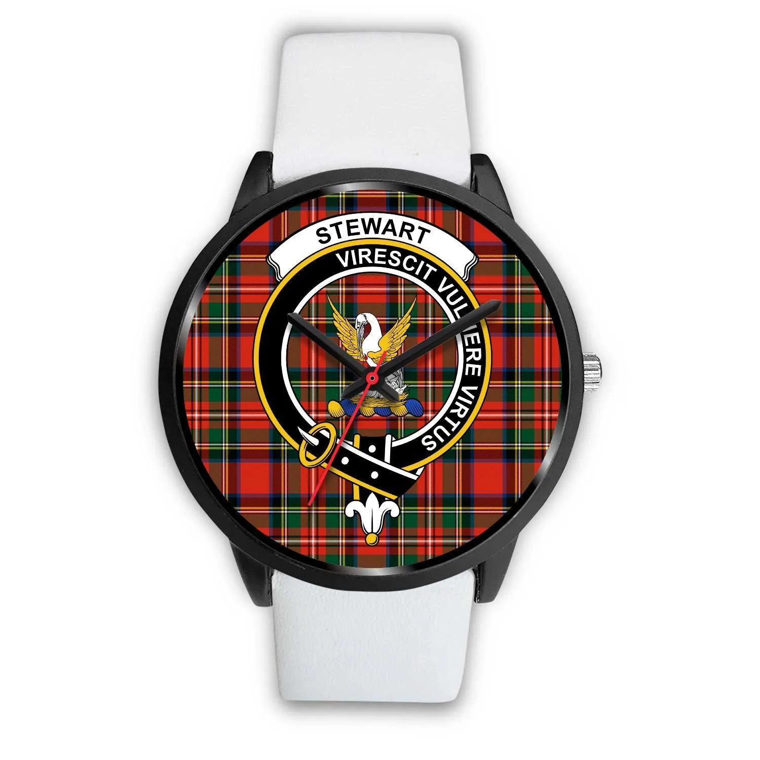 Stewart Clan Badge Tartan Black Watch