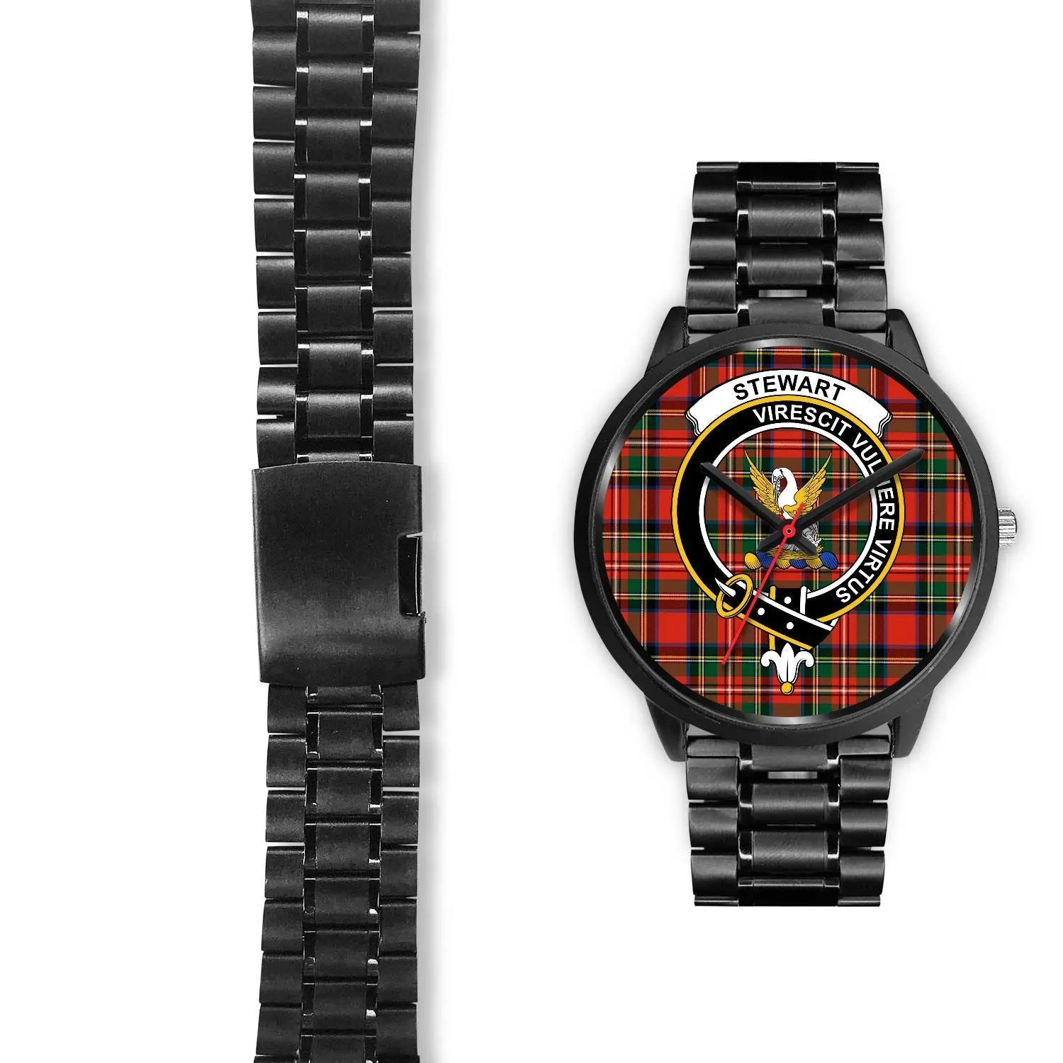 Stewart Clan Badge Tartan Black Watch