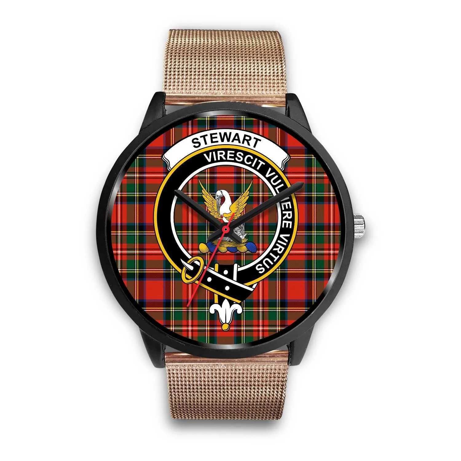 Stewart Clan Badge Tartan Black Watch