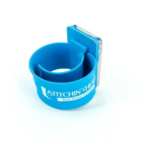 Stitchin' Heaven - Blue Slap Bracelet Pin Magnet