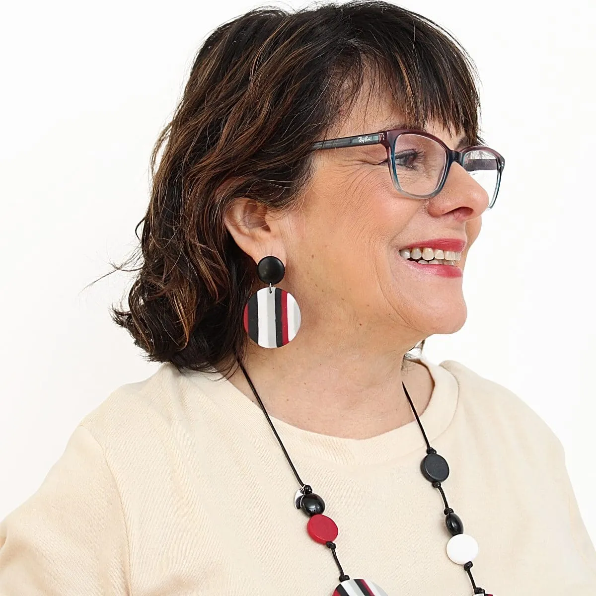 Striped Finley Earrings