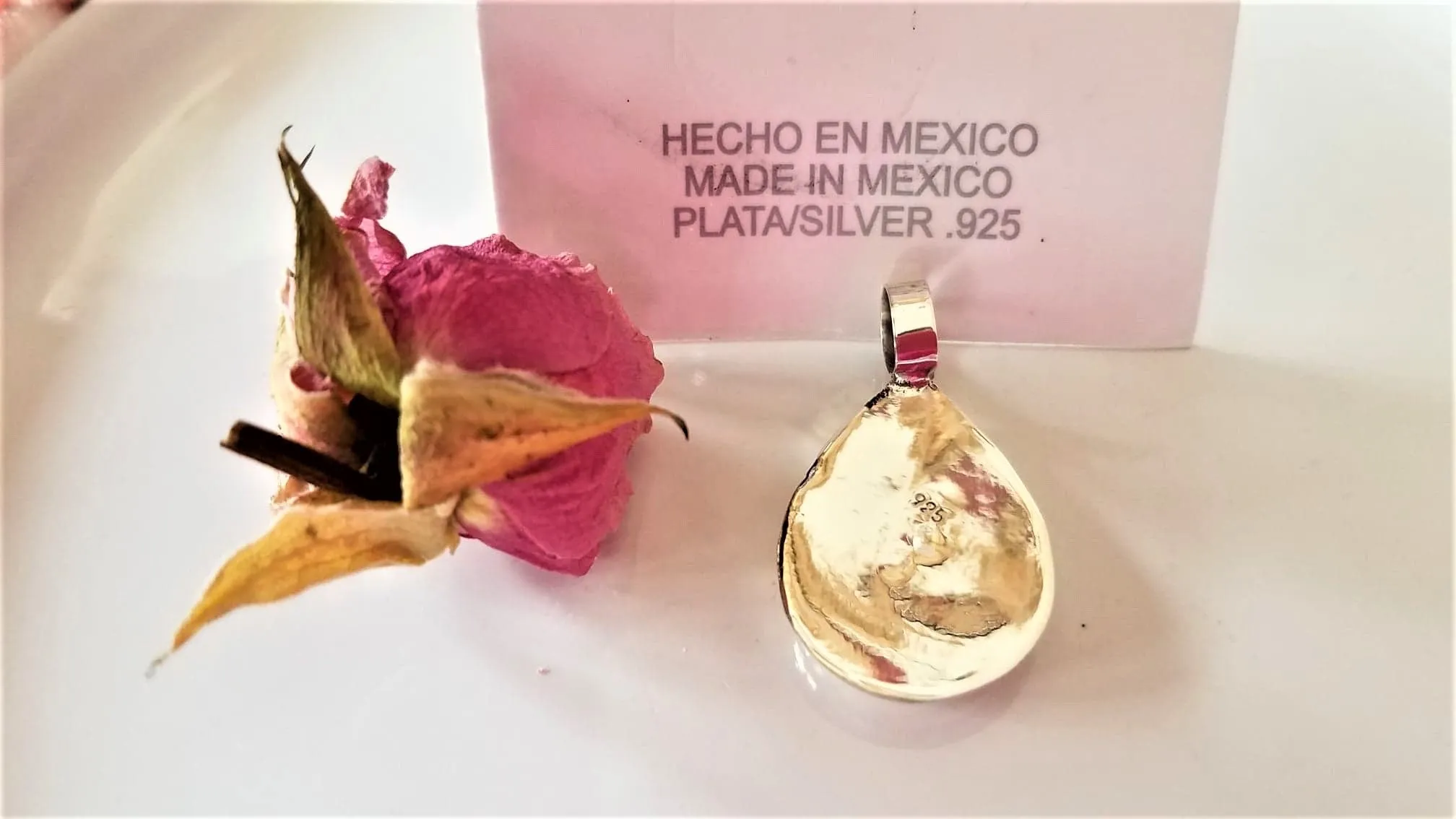Taxco Sterling Silver Set -Earrings & Pendant