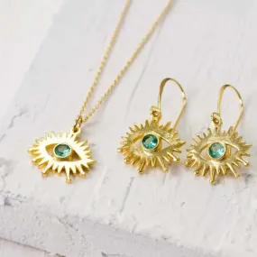 Third Eye Blue Topaz Necklace