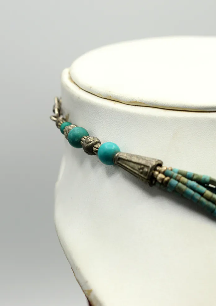 Tibetan Coral Turquoise Necklace