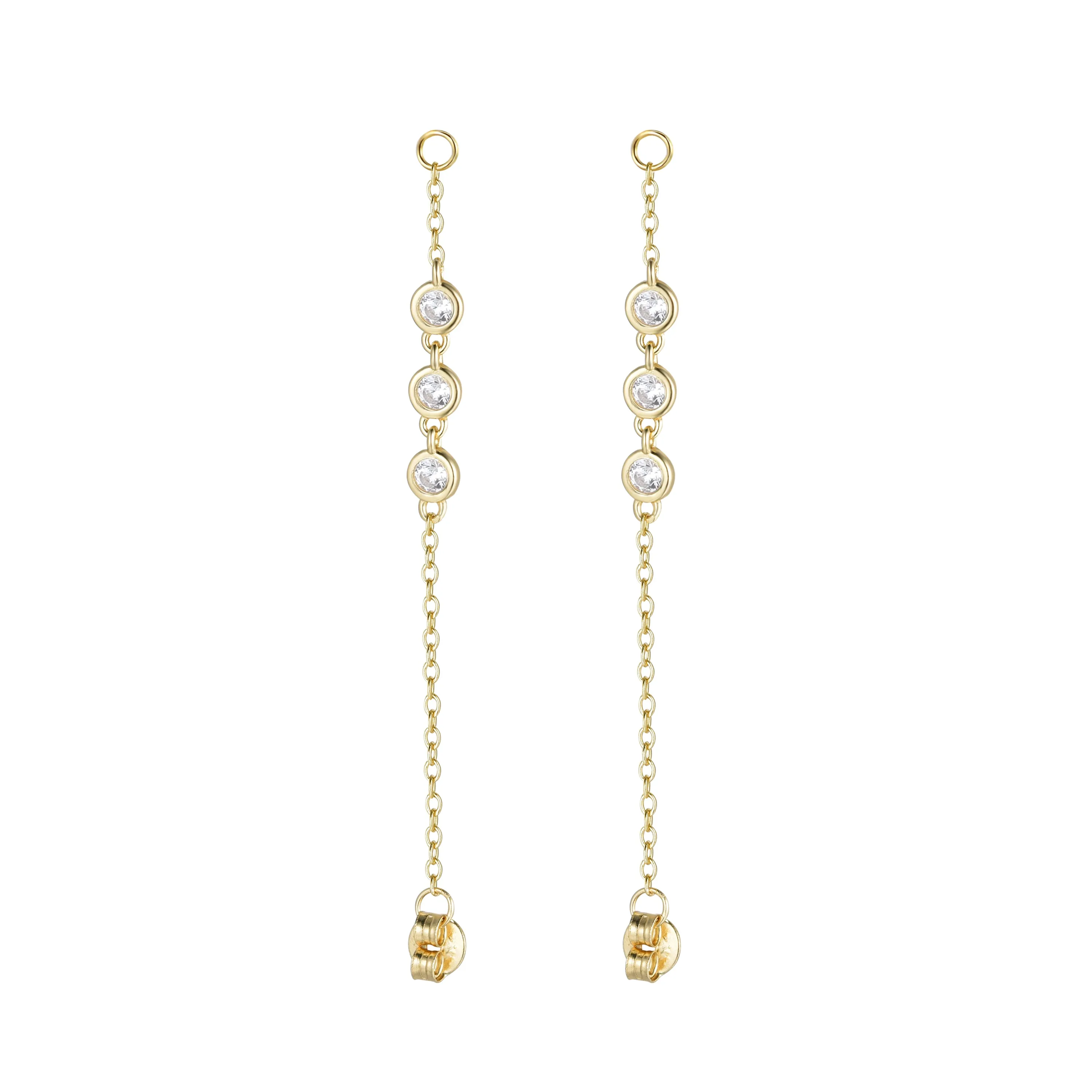 Triple Drop Chain Earring Enhancer