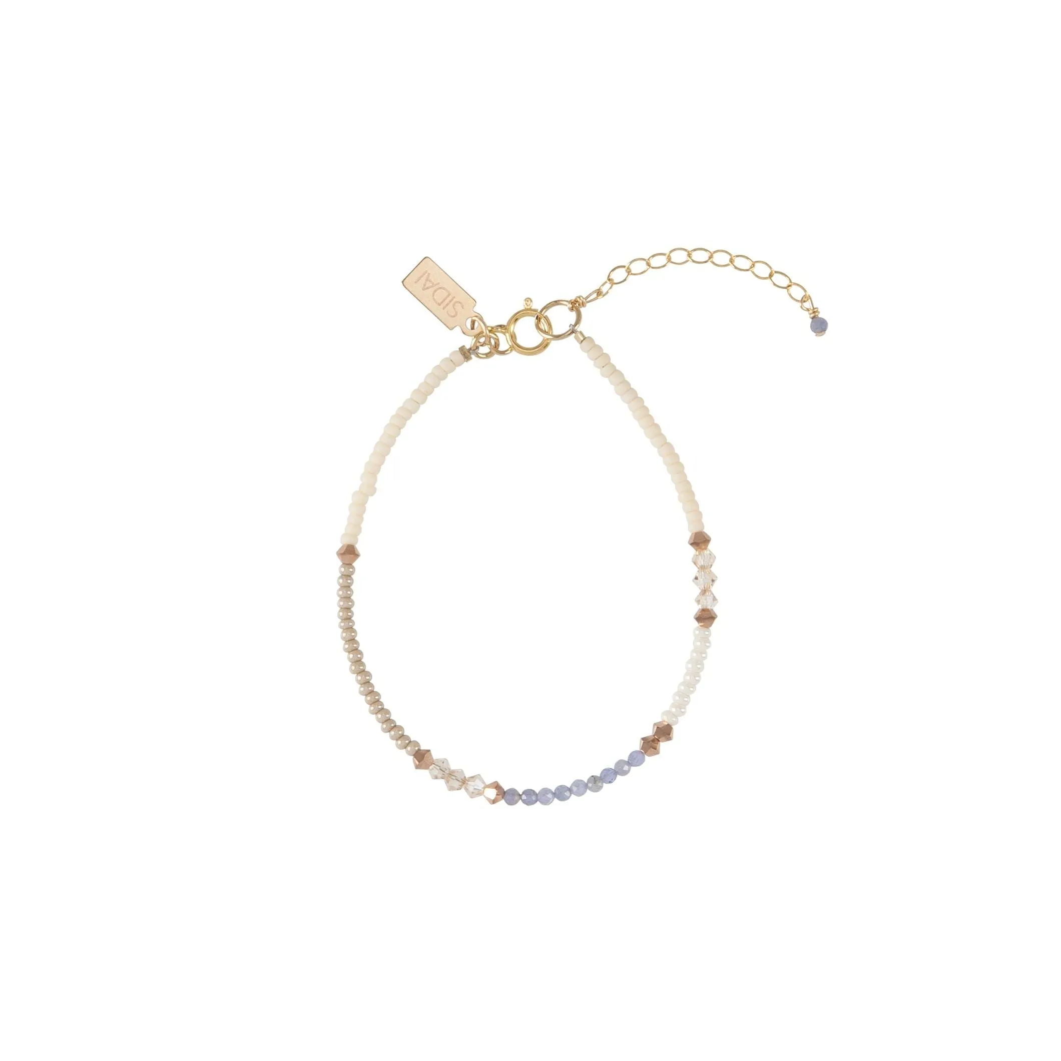 Utulivu Tanzanite Beaded Bracelet - PINK/TAUPE/HONEY/ROSE GOLD/PEARL/LAVENDER TANZANITE
